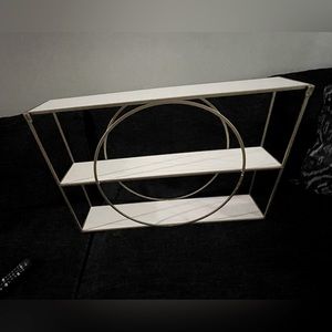 White 3 tier shelf